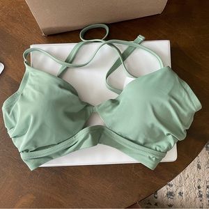 Shade & Shore Green Bikini Top